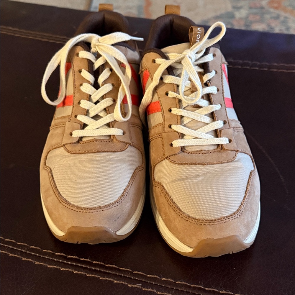 Vionic Toffee/Coral Rechelle Casual Sneaker. - Picture 5 of 11